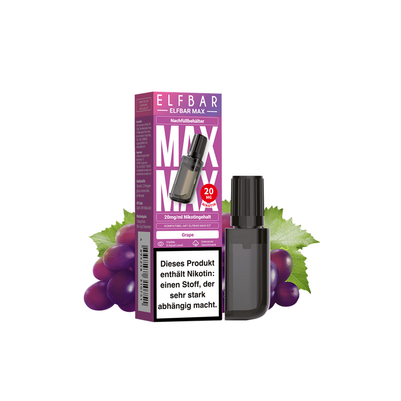 ELF Bar MAX - Grape Pod - 1er Pack