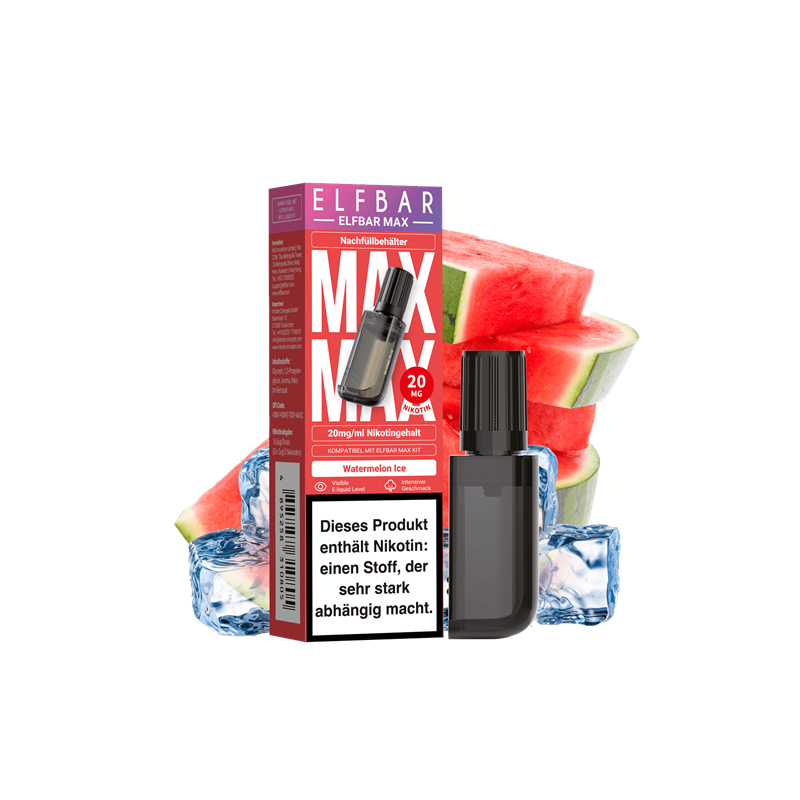ELF Bar MAX - Watermelon Ice Pod - 1er Pack