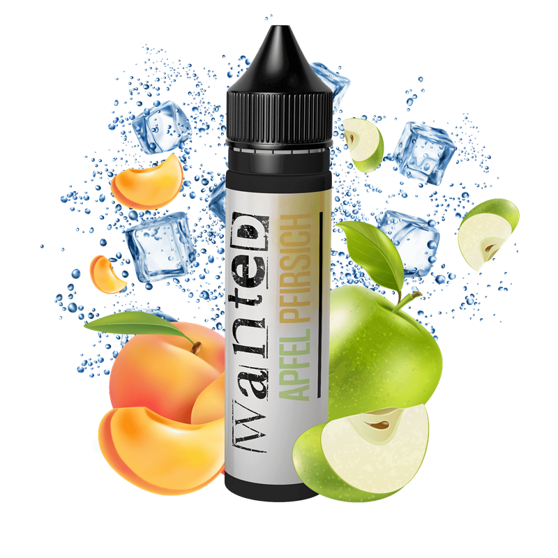 Wanted Aroma - Apfel Pfirsich - 10 ml Longfill
