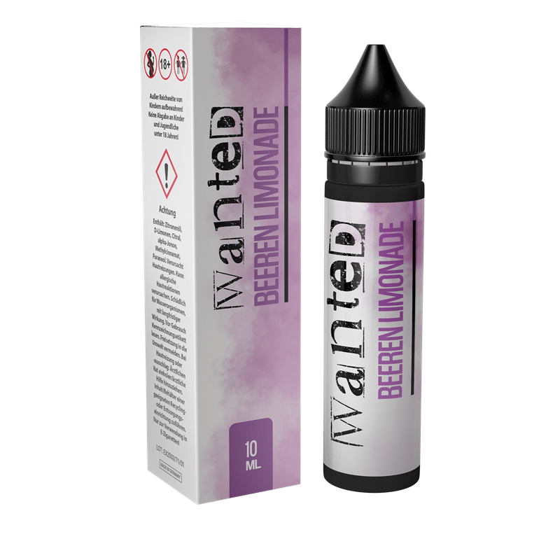 Wanted Aroma - Beeren Limonade - 10 ml Longfill 