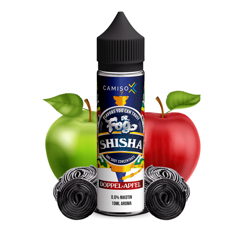 Dr. Fog Aroma - Doppel Apfel - 10 ml Longfill