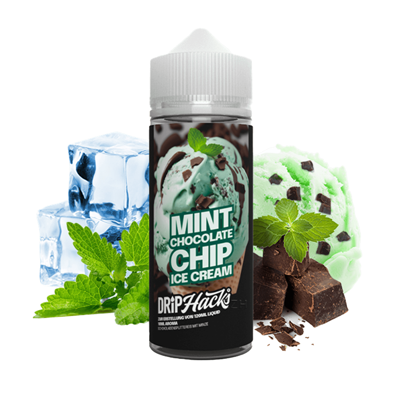 Drip Hacks Aroma - Mint Chocolate Ice Cream - 10 ml Longfill
