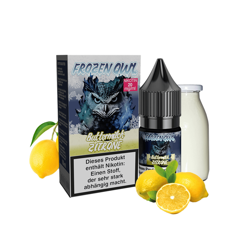 OWL Frozen - Buttermilch Zitrone - 10 ml Nikotinsalz Liquid