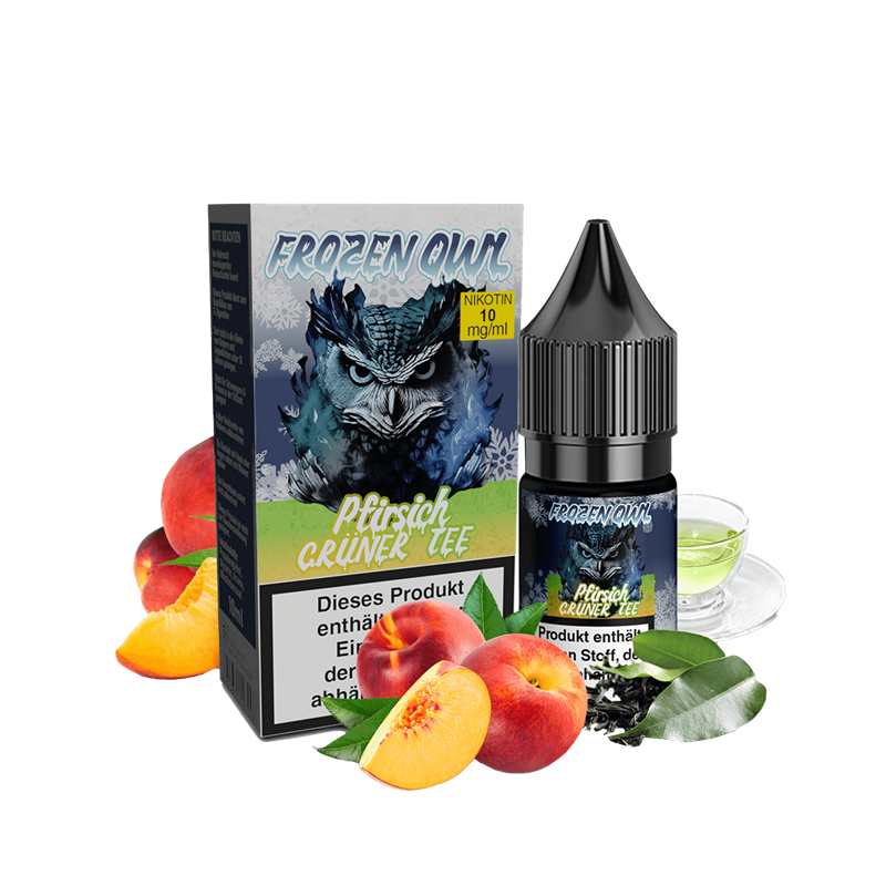 OWL Frozen - Pfirsich Grner Tee - 10 ml Nikotinsalz Liquid