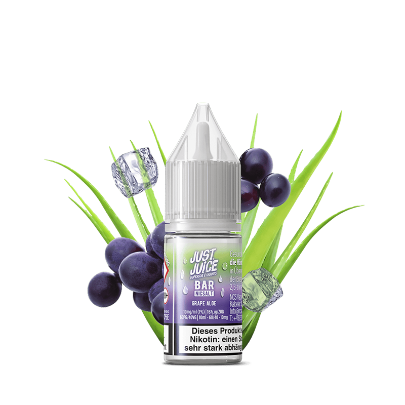 Just Juice BAR Series - Grape Aloe - 10 ml Nikotinsalz Liquid