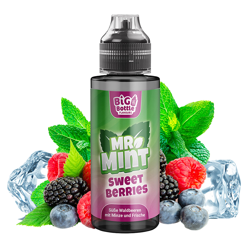 Big Bottle Mr. Mint Aroma - Sweet Berries - 10 mlLongfill