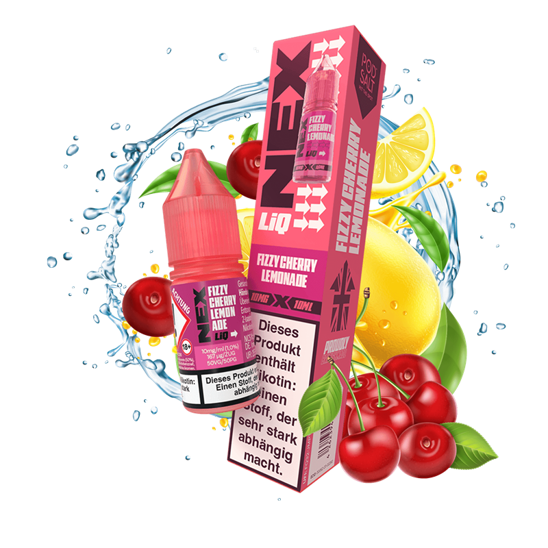 Pod Salt Nex Liq - Fizzy Cherry Lemonade - 10 ml Nikotinsalz Liquid