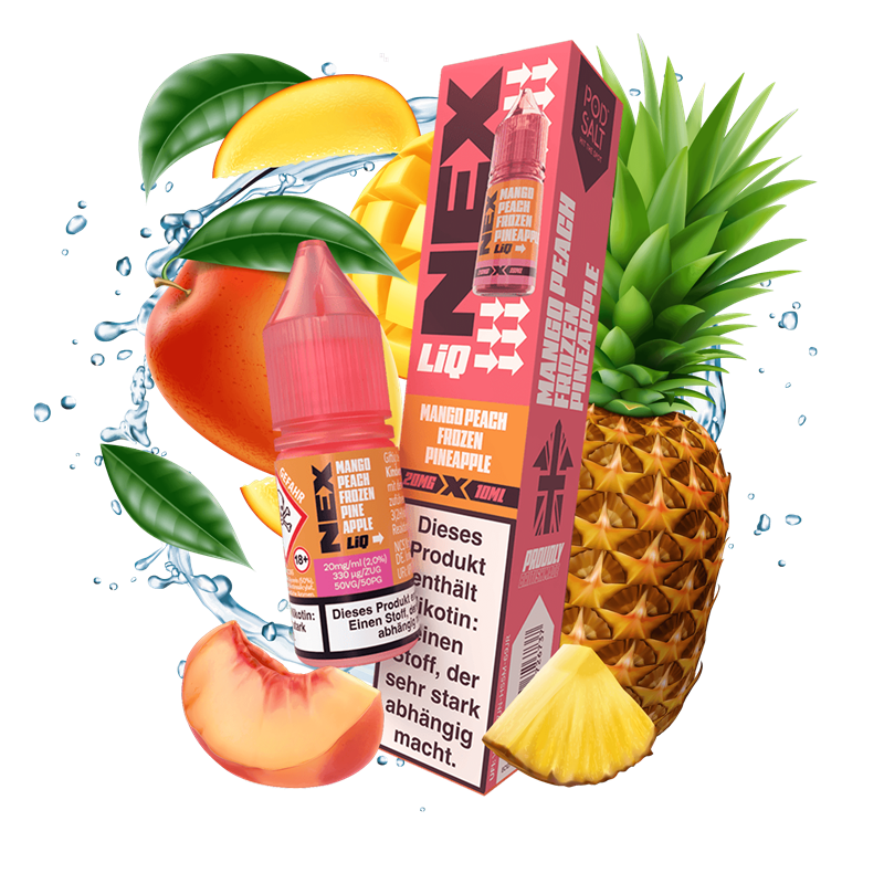 Pod Salt Nex Liq - Mango Peach Frozen Pineapple -10 ml Nikotinsalz Liquid