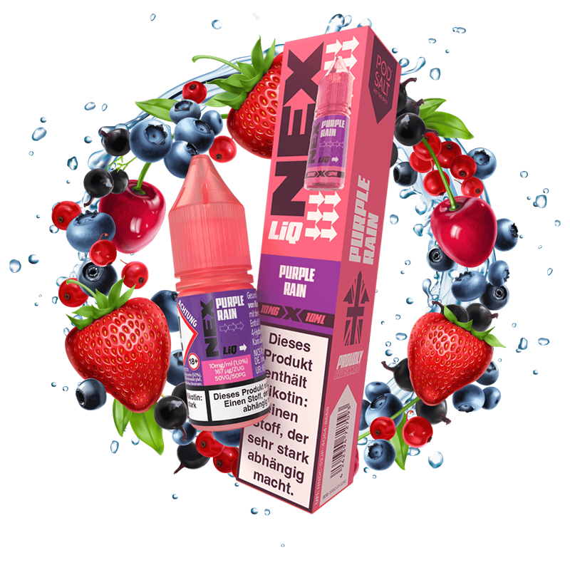 Pod Salt Nex Liq - Purple Rain - 10 ml Nikotinsalz Liquid