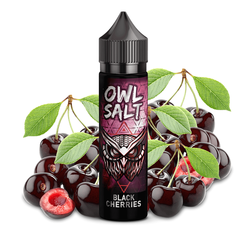 OWL Salt Aroma - Black Cherries - 10 ml Longfill