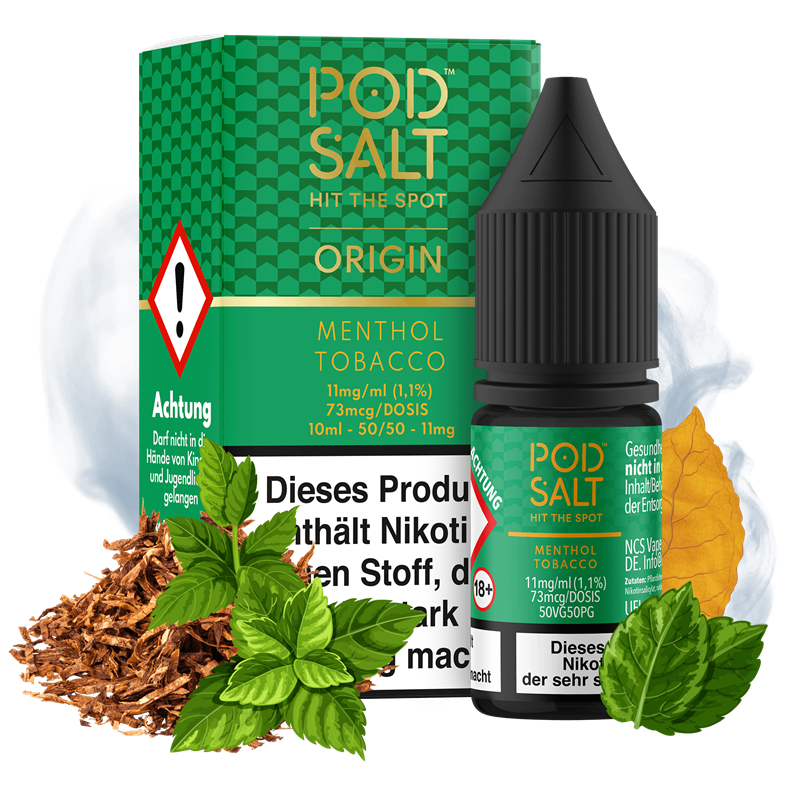 Pod Salt Origin - Menthol Tobacco - 10 ml Nikotinsalz Liquid