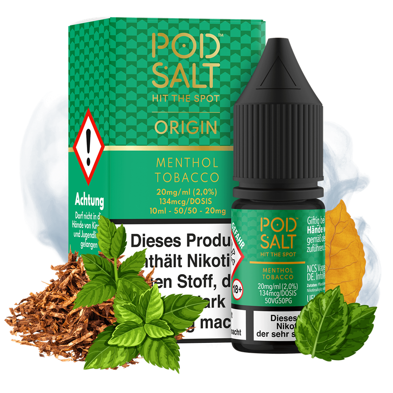 Pod Salt Origin - Menthol Tobacco - 10 ml Nikotinsalz Liquid