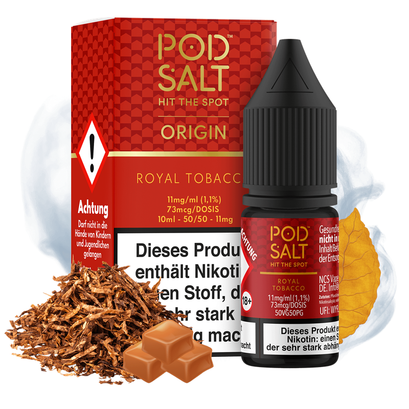 Pod Salt Origin - Royal Tobacco - 10 ml Nikotinsalz Liquid