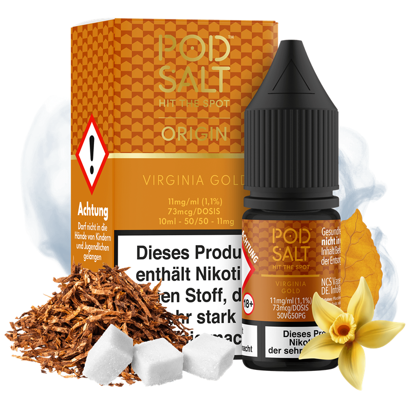 Pod Salt Origin - Virginia Gold - 10 ml Nikotinsalz Liquid
