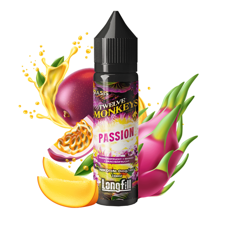 TWELVE MONKEYS Aroma - Passion - 10 ml Longfill