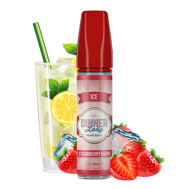 Dinner Lady Aroma - ICE - Strawberry Bikini - 14 ml Longfill