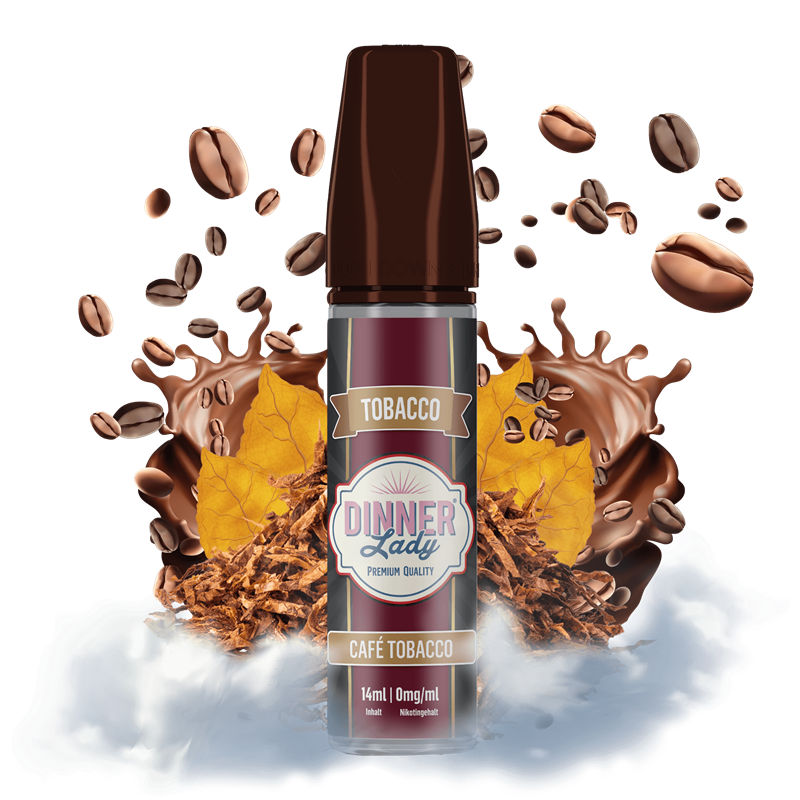 Dinner Lady Aroma - Tobacco - Caf Tobacco - 14 ml Longfill