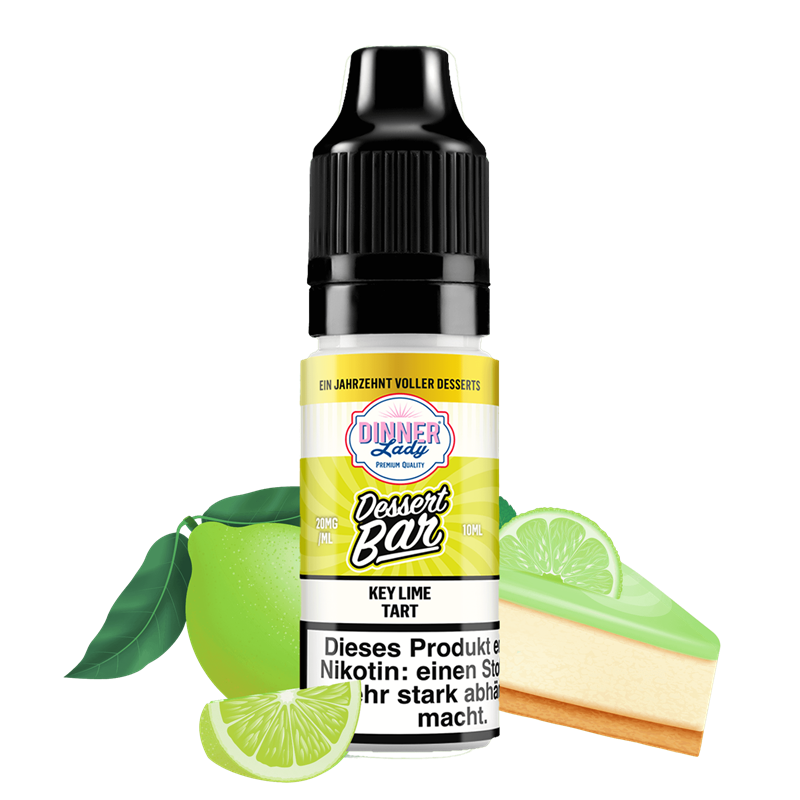 Dinner Lady Dessert Bar - Key Lime Tart - 10 ml Nikotinsalz Liquid