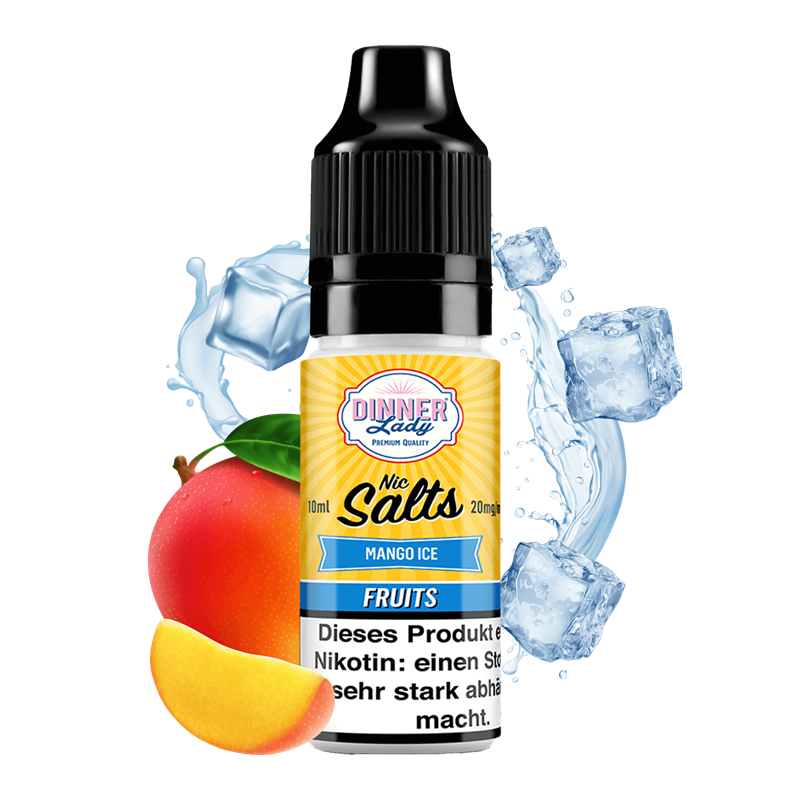 Dinner Lady Fruits - Mango Ice - 10 ml Nikotinsalz Liquid
