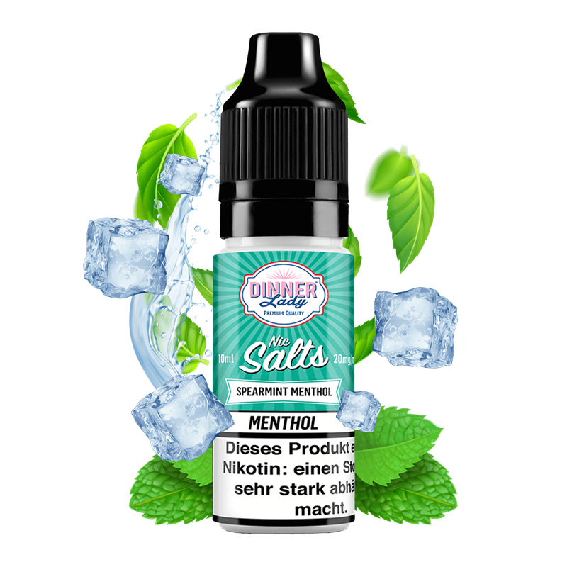 Dinner Lady Menthol - Spearmint Menthol - 10 ml Nikotinsalz Liquid