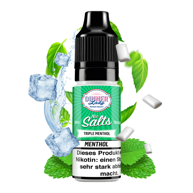 Dinner Lady Menthol - Triple Menthol - 10 ml Nikotinsalz Liquid