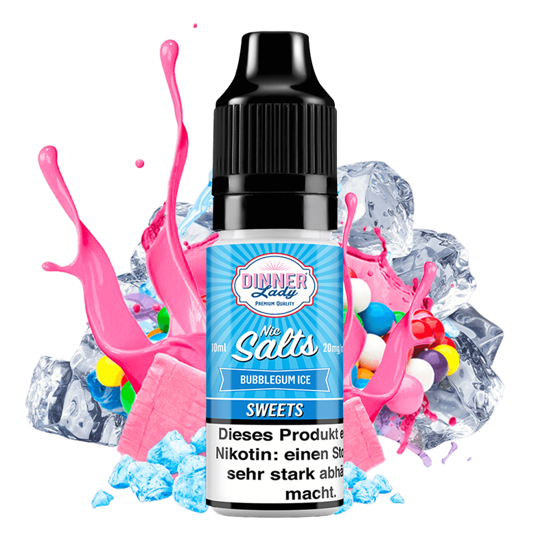 Dinner Lady Sweets - Bubblegum Ice - 10 ml Nikotinsalz Liquid