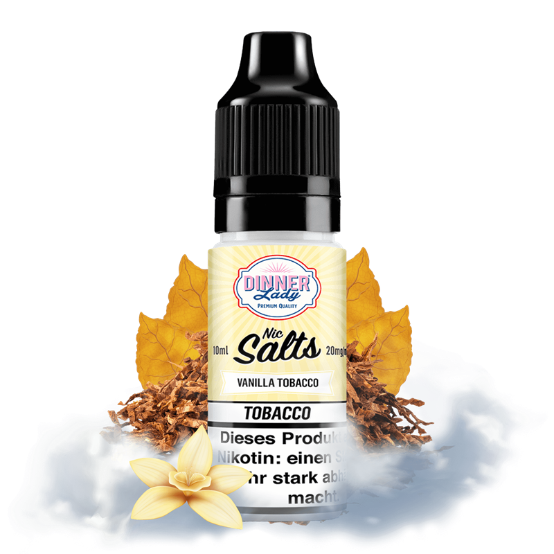 Dinner Lady Tobacco - Vanilla Tobacco - 10 ml Nikotinsalz Liquid
