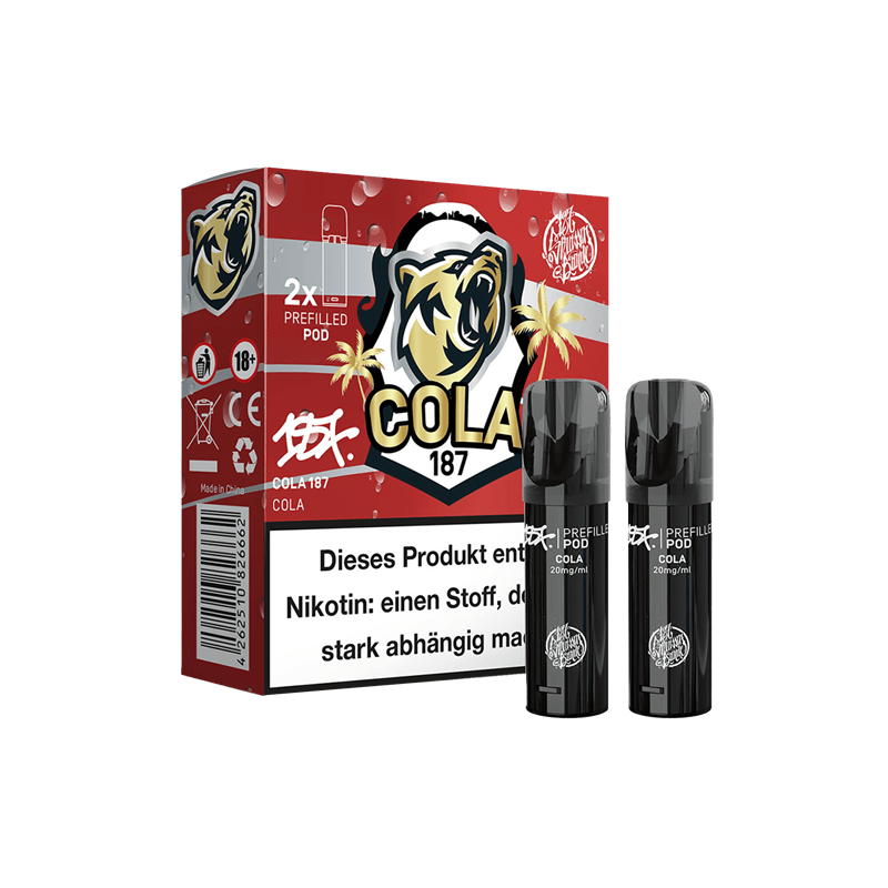 187 Strassenbande Einweg Pod - Cola 187 - 2er Pack