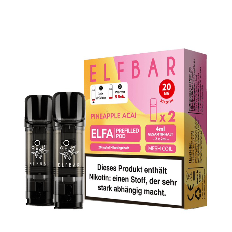 ELF Bar ELFA - Pineapple Acai Pod - 2er Pack