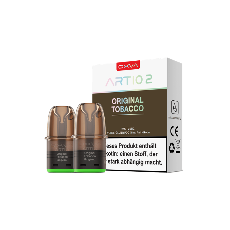 OXVA - Artio 2 Einweg Pod - Original Tobacco - 2er Pack