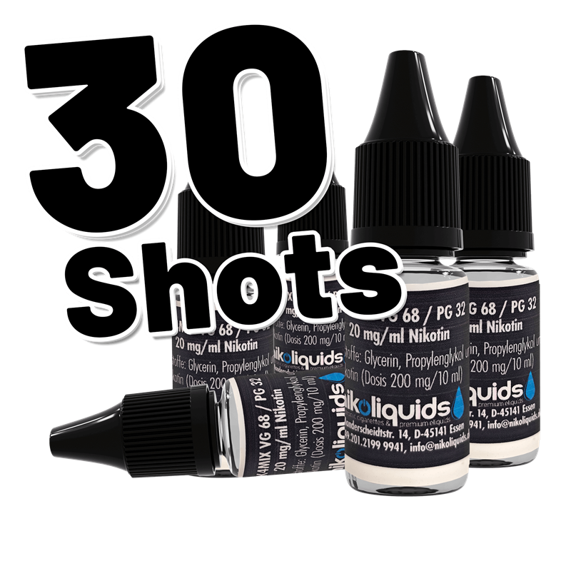 nikoliquids Nik4Mix - Nikotin-Shot - Cloud - 10 ml 20 mg / ml - 30er Pack