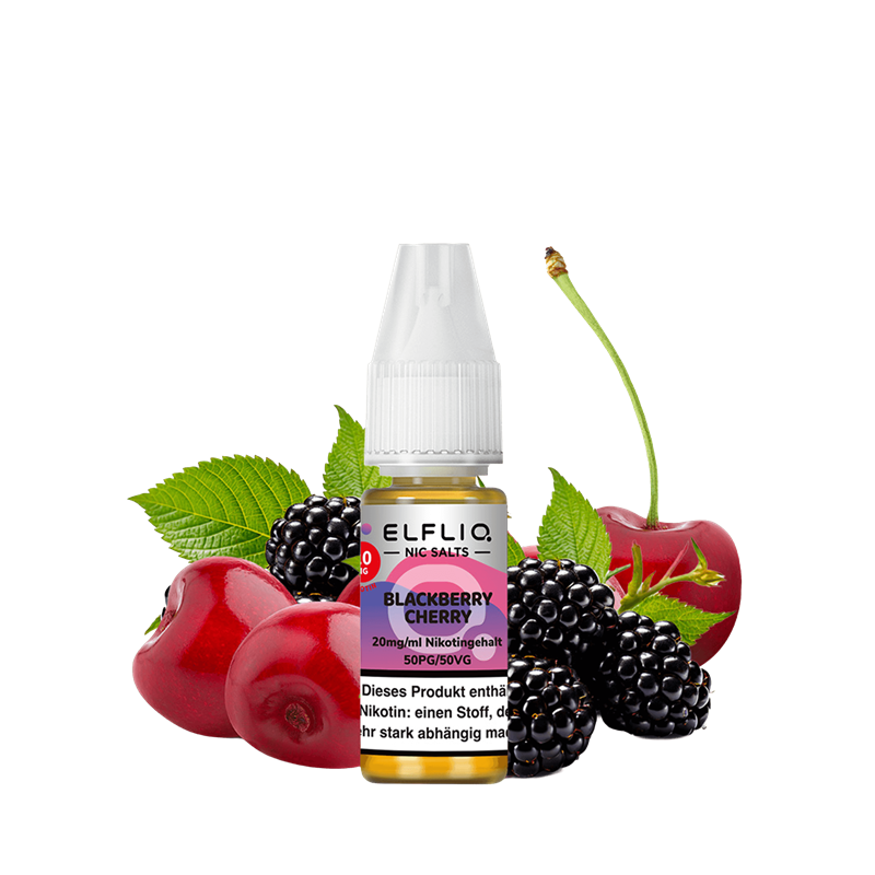 ELF Bar Elfliq - Blackberry Cherry - 10 ml Nikotinsalz Liquid