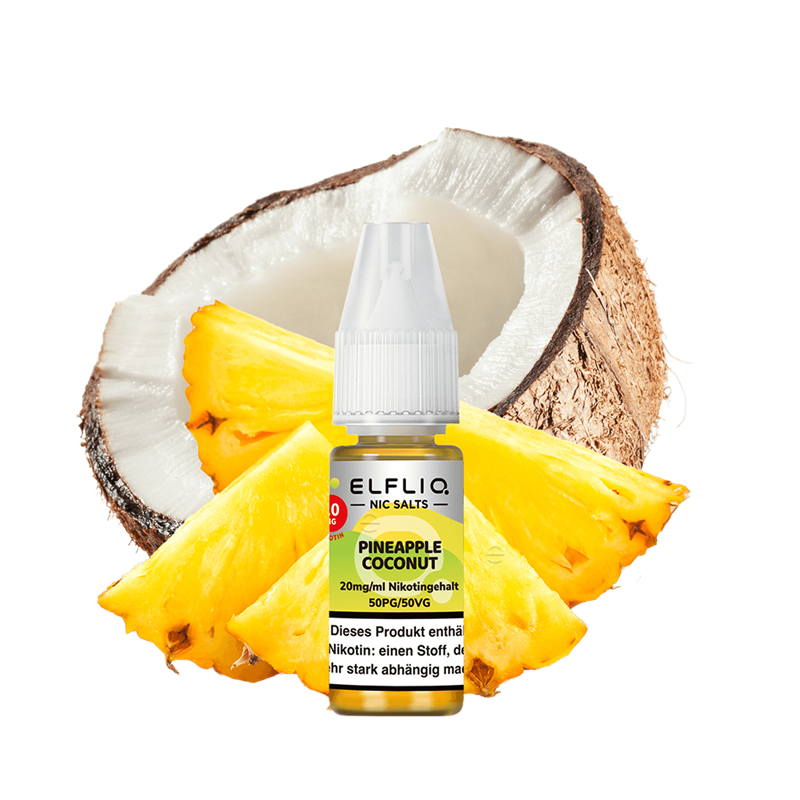 ELF Bar Elfliq - Pineapple Coconut - 10 ml Nikotinsalz Liquid