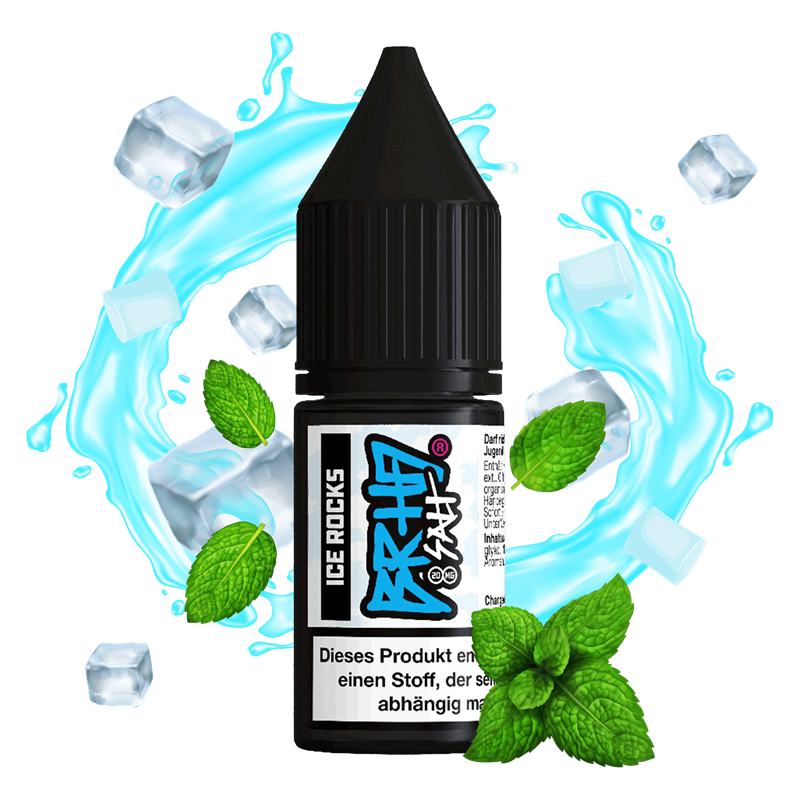 Barehead - Ice Rocks Overdosed - 10 ml Nikotinsalz Liquid