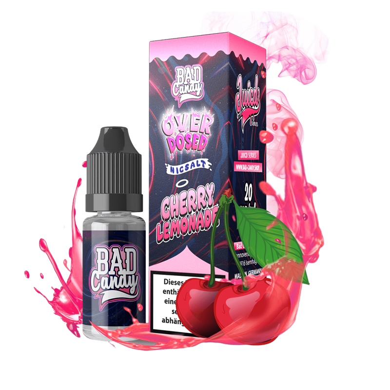 Bad Candy E-Liquid - OVERDOSED JUICD SERIES - Cherry Lemonade - 10 ml Nikotinsalz