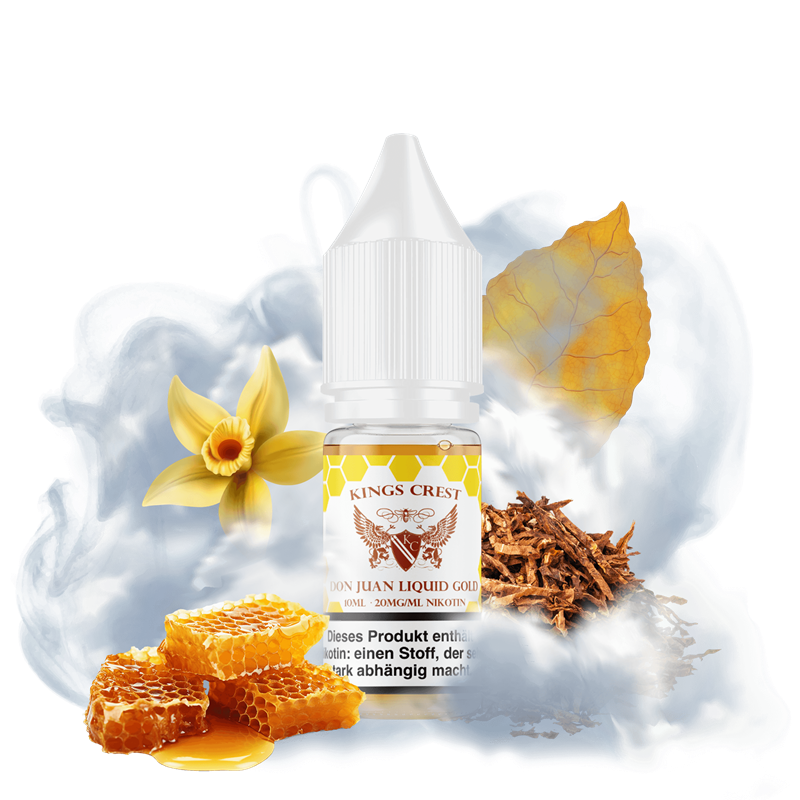 Kings Crest - Don Juan Gold - 10 ml Nikotinsalz Liquid