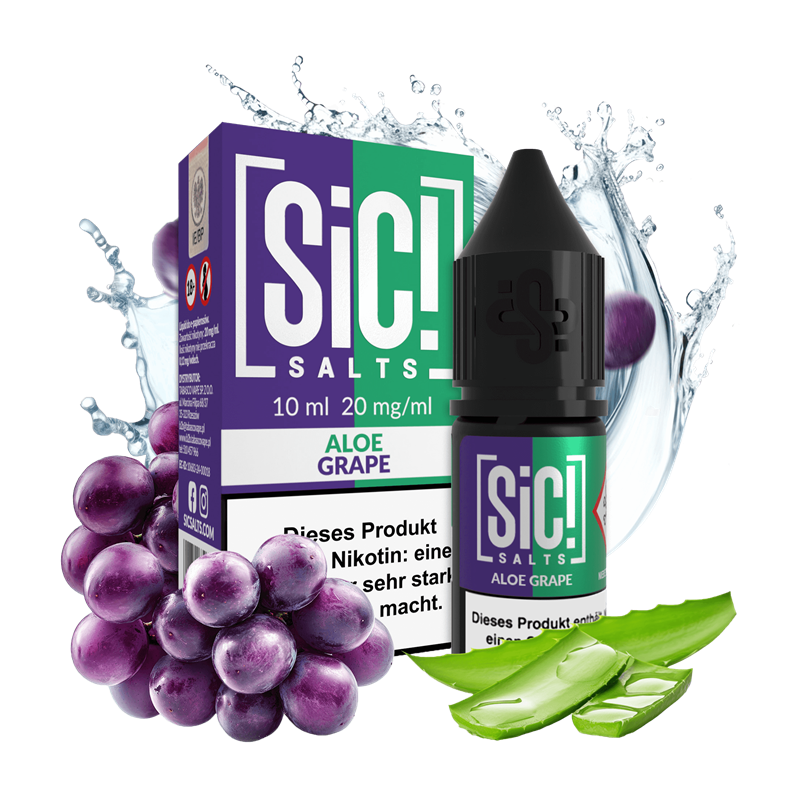 SIC Salts - Aloe Grape - 10 ml Nikotinsalz Liquid