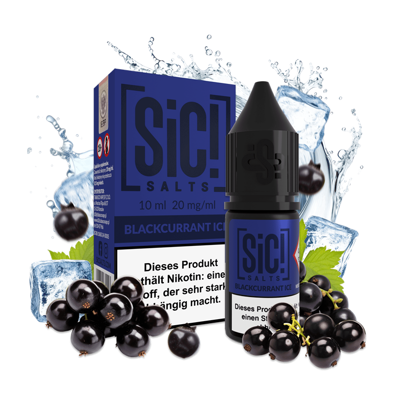 SIC Salts - Blackcurrant Ice - 10 ml Nikotinsalz Liquid
