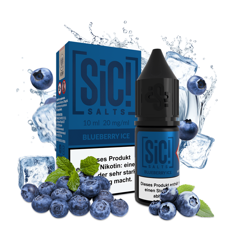 SIC Salts - Blueberry Ice - 10 ml Nikotinsalz Liquid