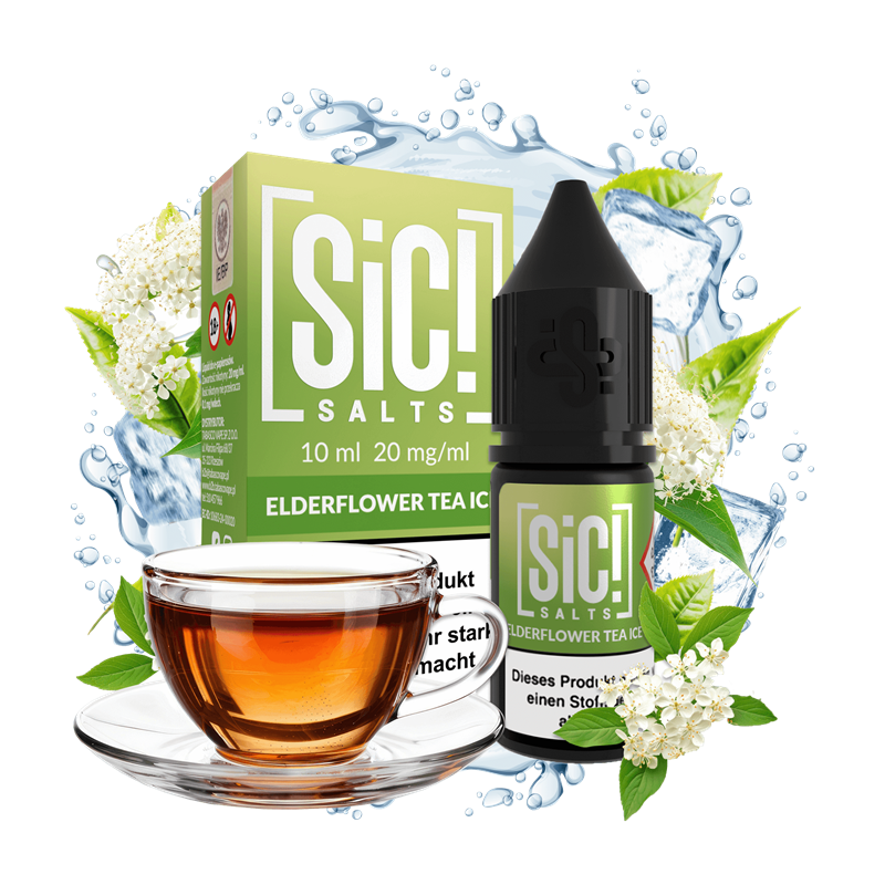 SIC Salts - Elderflower Tea Ice - 10 ml Nikotinsalz Liquid