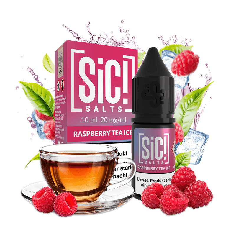 SIC Salts - Raspberry Tea Ice - 10 ml NikotinsalzLiquid