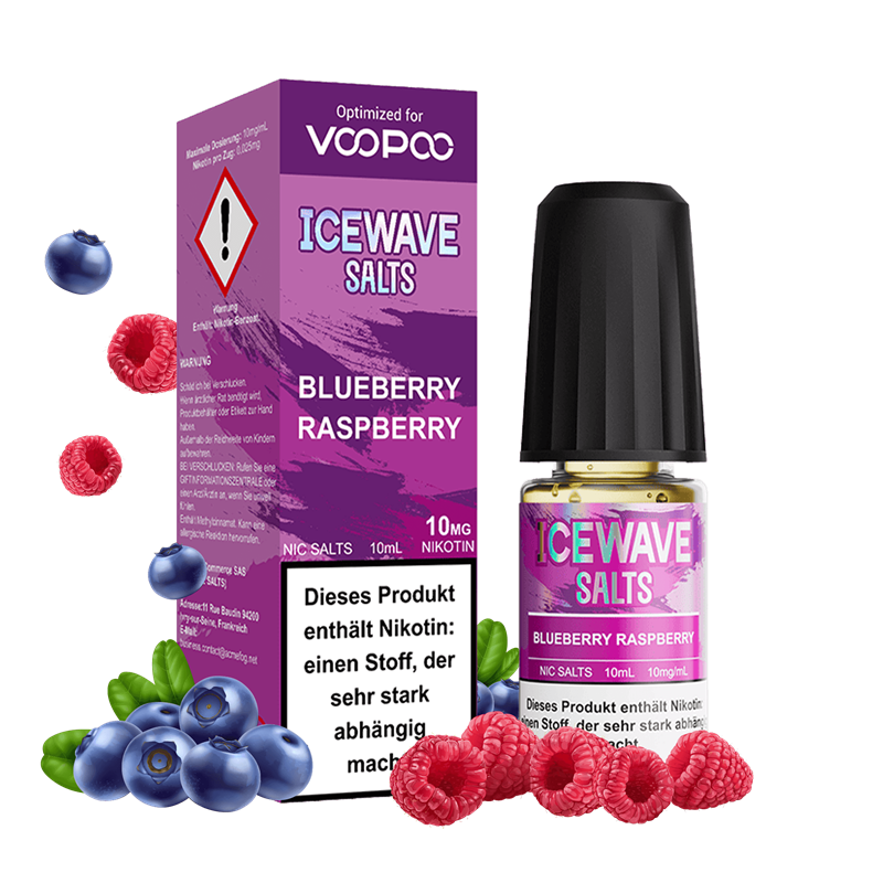Icewave by Voopoo - Blueberry Raspberry - 10 ml Nikotinsalz Liquid