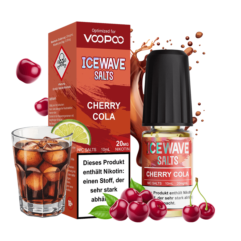 Icewave by Voopoo - Cherry Cola - 10 ml Nikotinsalz Liquid