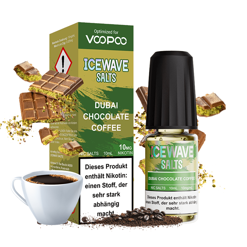 Icewave by Voopoo - Dubay Chocolate Coffee - 10 ml Nikotinsalz Liquid