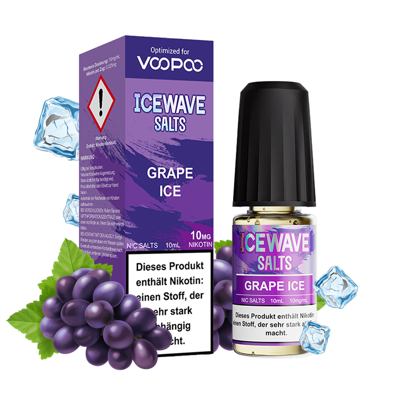 Icewave by Voopoo - Grape Ice - 10 ml NikotinsalzLiquid