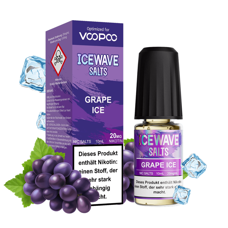 Icewave by Voopoo - Grape Ice - 10 ml NikotinsalzLiquid
