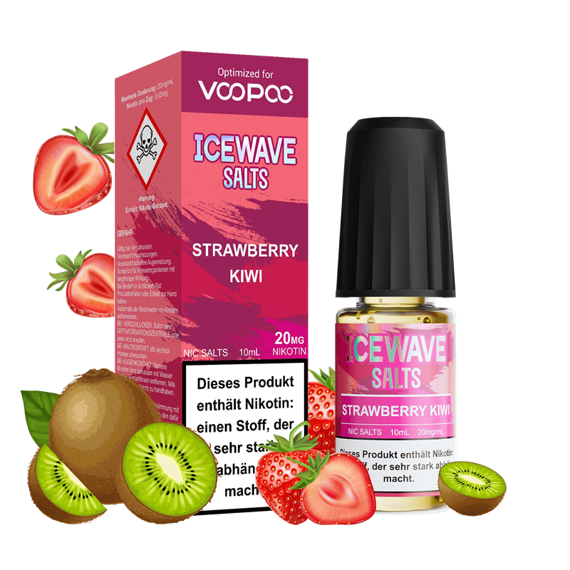 Icewave by Voopoo - Strawberry Kiwi - 10 ml Nikotinsalz Liquid