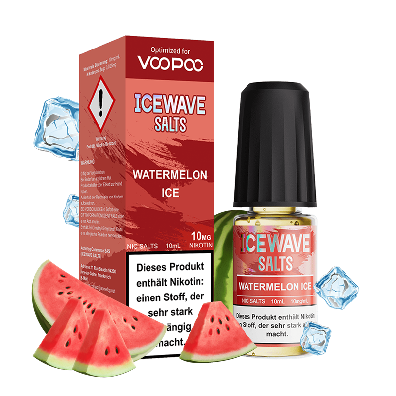 Icewave by Voopoo - Watermelon Ice - 10 ml Nikotinsalz Liquid