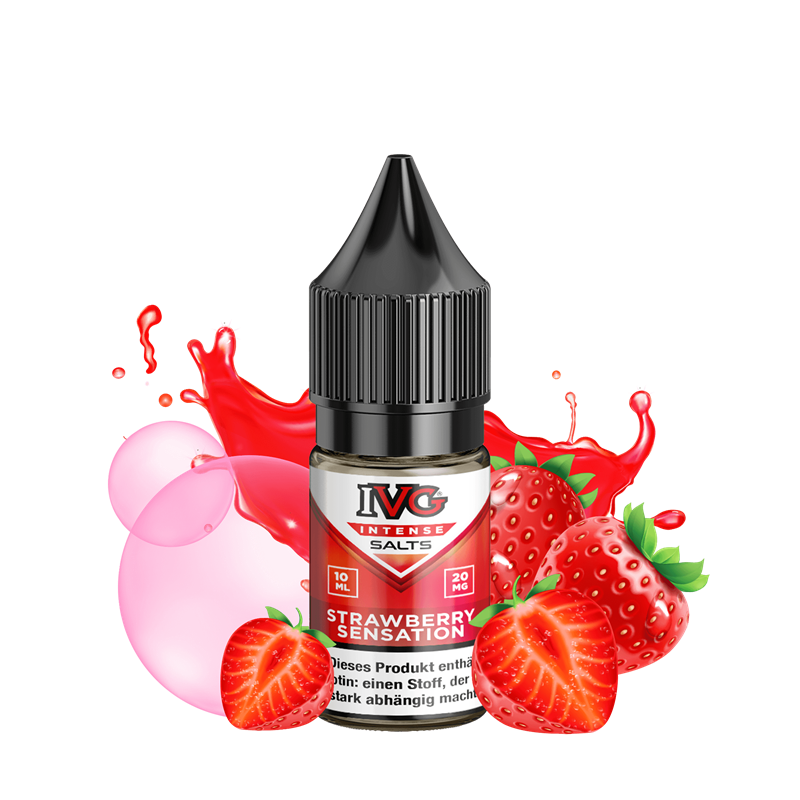 IVG Intense  - Strawberry Sensation - 10 ml Nikotinsalz Liquid
