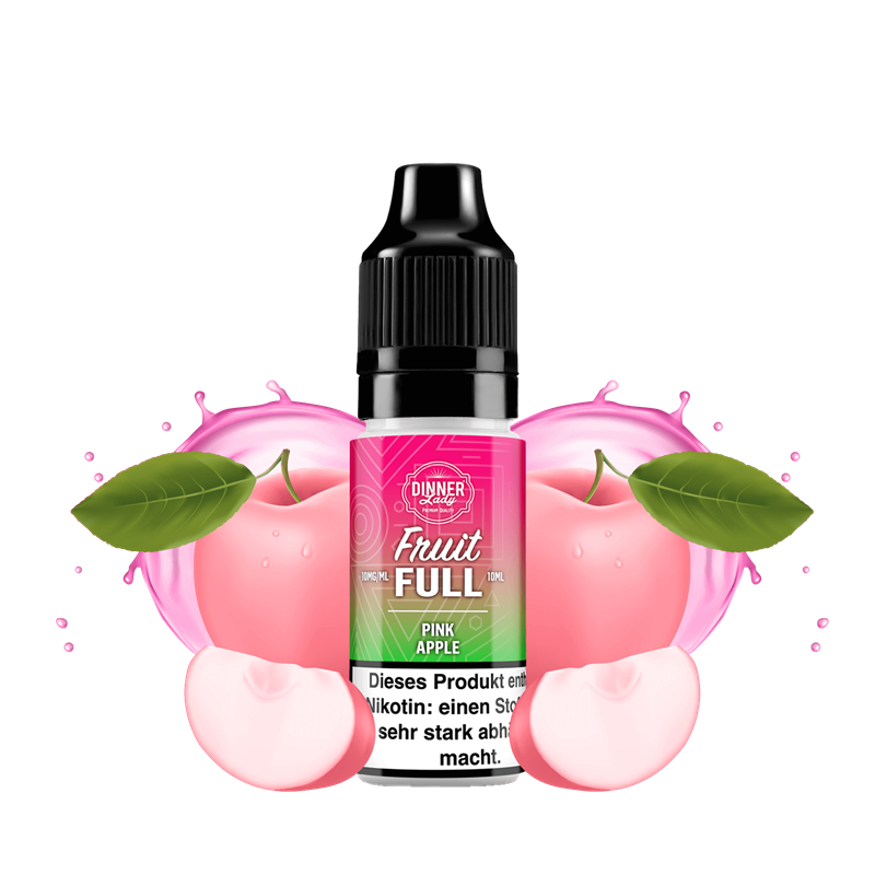 Dinner Lady Fruit Full - Pink Apple - 10 ml Nikotinsalz Liquid
